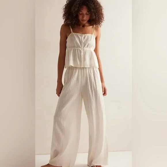 Free People In My Lane Set. NWT. Ivory - Picture 1 of 6